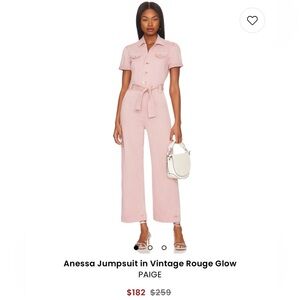 PAIGE Jumpsuit Anessa in Blush